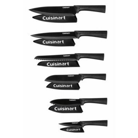 CUISINARTRP 12PC BLK SS Knife Set C55-12PMB